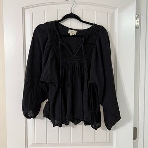 🕸 3/25 - Black peasant top